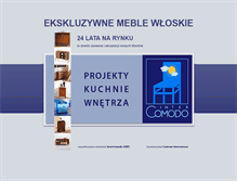 Tablet Screenshot of comodo.pl